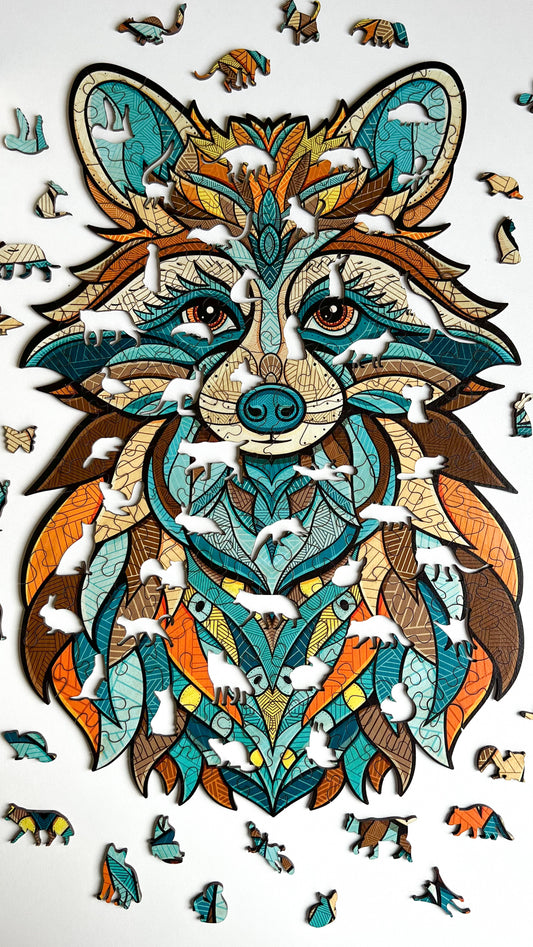 Drewniane Puzzle Figuralne – „SZOP”