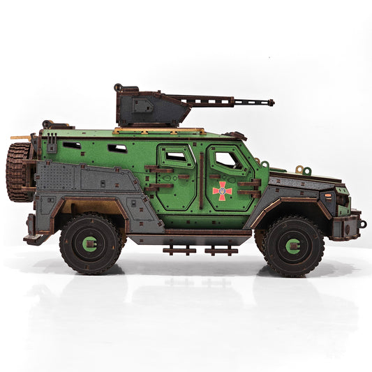 Drewniany 3D Konstruktor „BBKM VARTA 2”” – 472 części, 35 cm (04345)