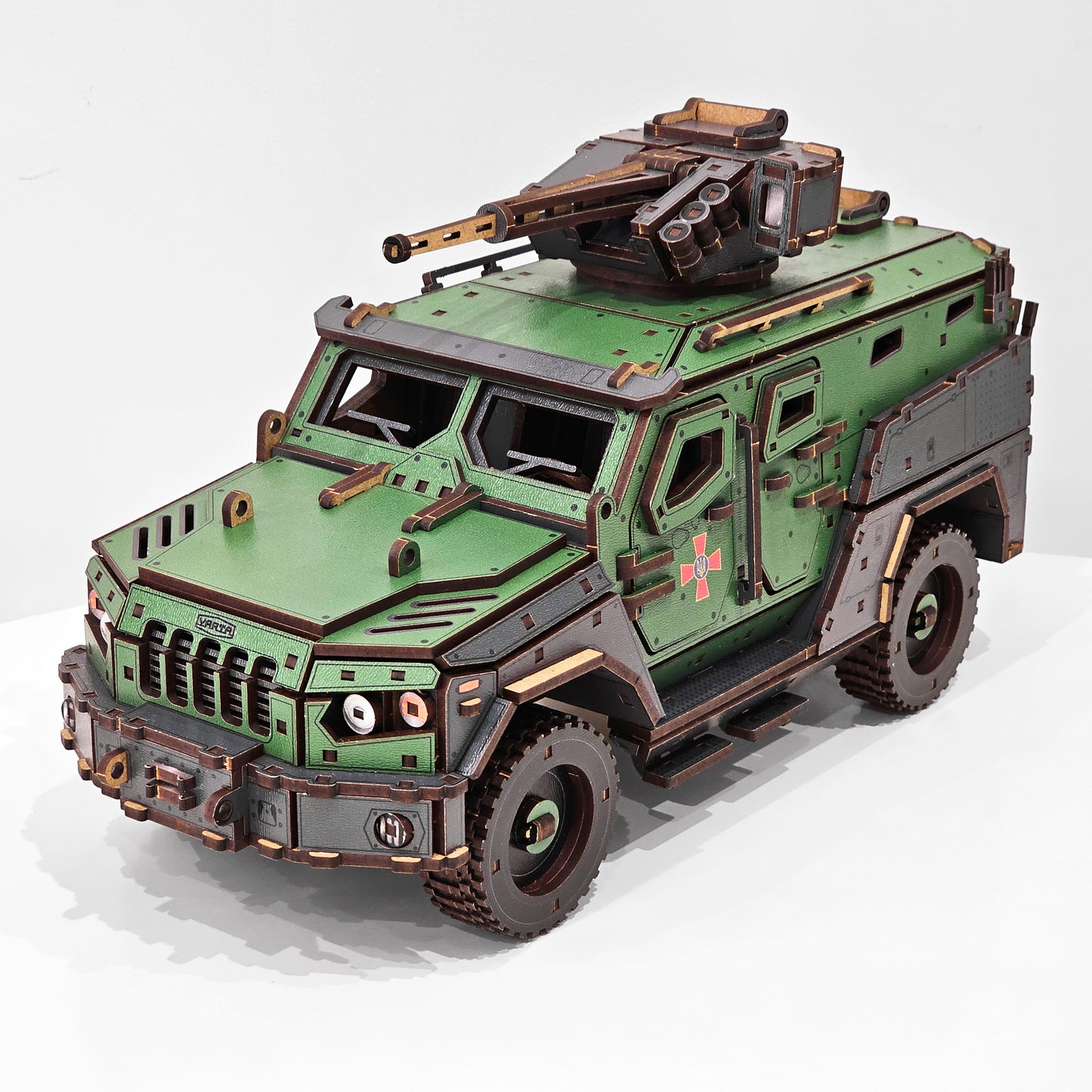 Drewniany 3D Konstruktor „BBKM VARTA 2”” – 472 części, 35 cm (04345)