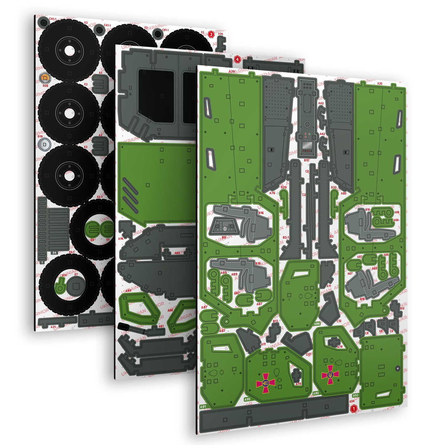 Drewniany 3D Konstruktor „BBKM VARTA 2”” – 472 części, 35 cm (04345)