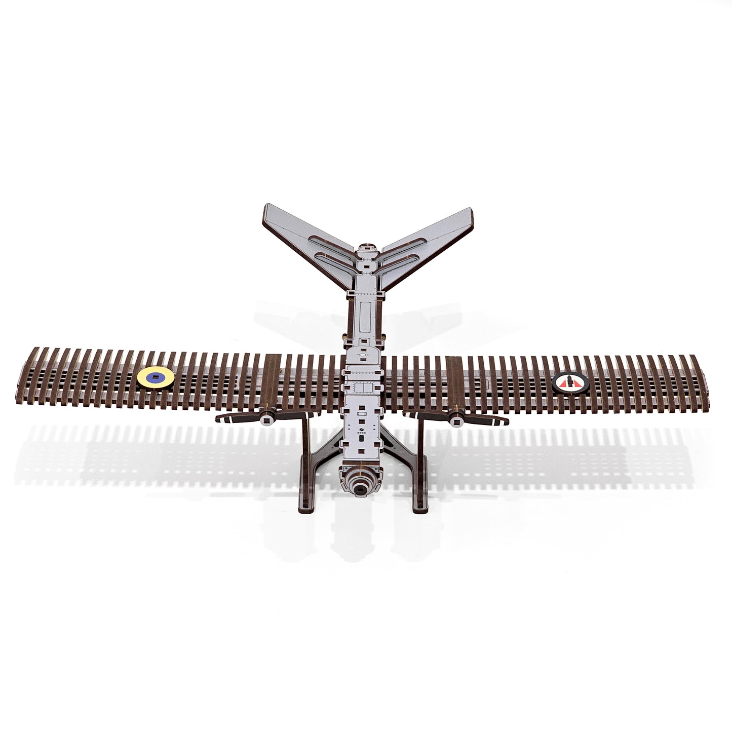 Drewniany 3D Konstruktor „BSP SPY-S” – 119 części, 38 cm (04375)