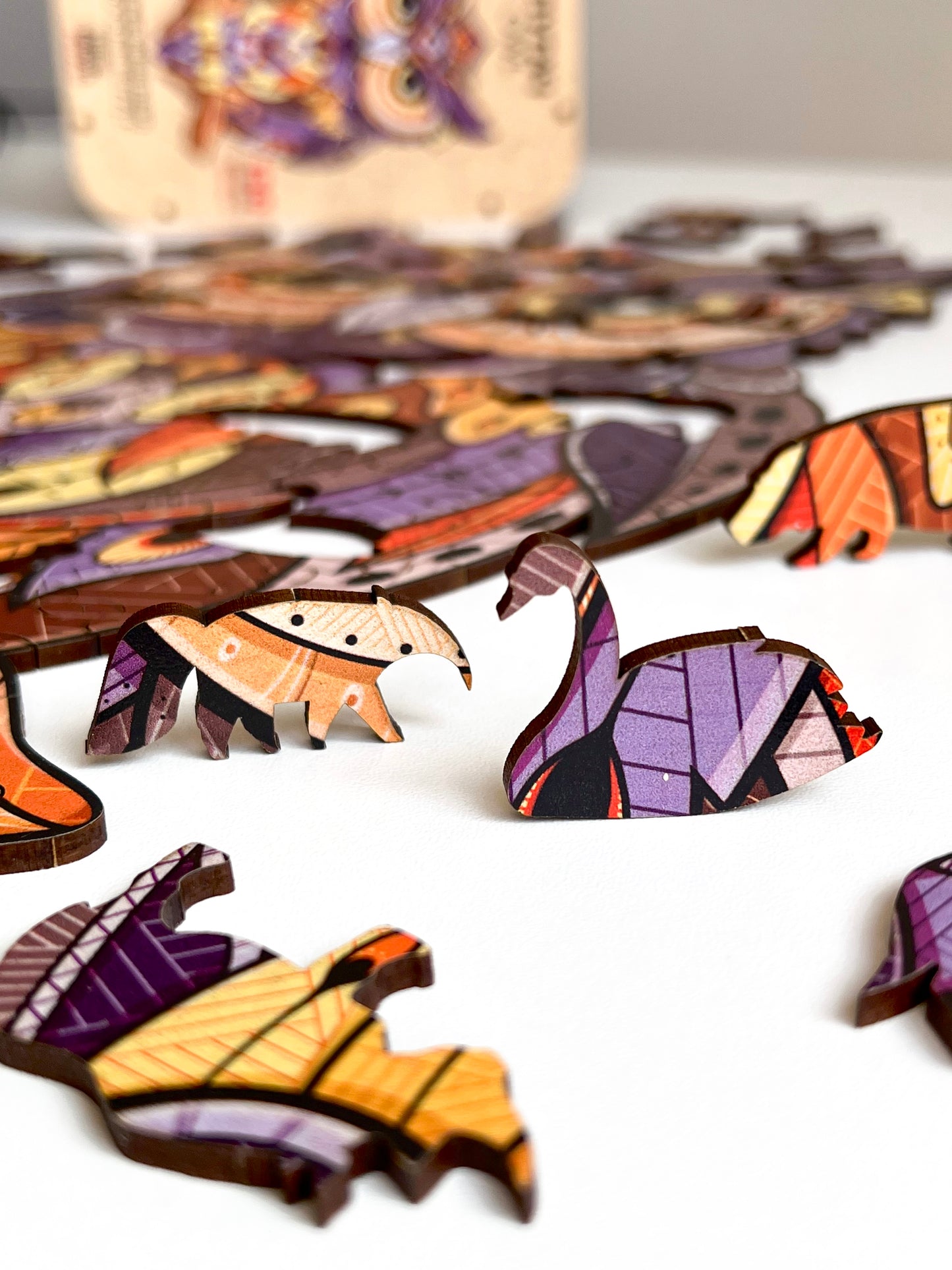 Drewniane Puzzle Figuralne – „PUCHACZ”