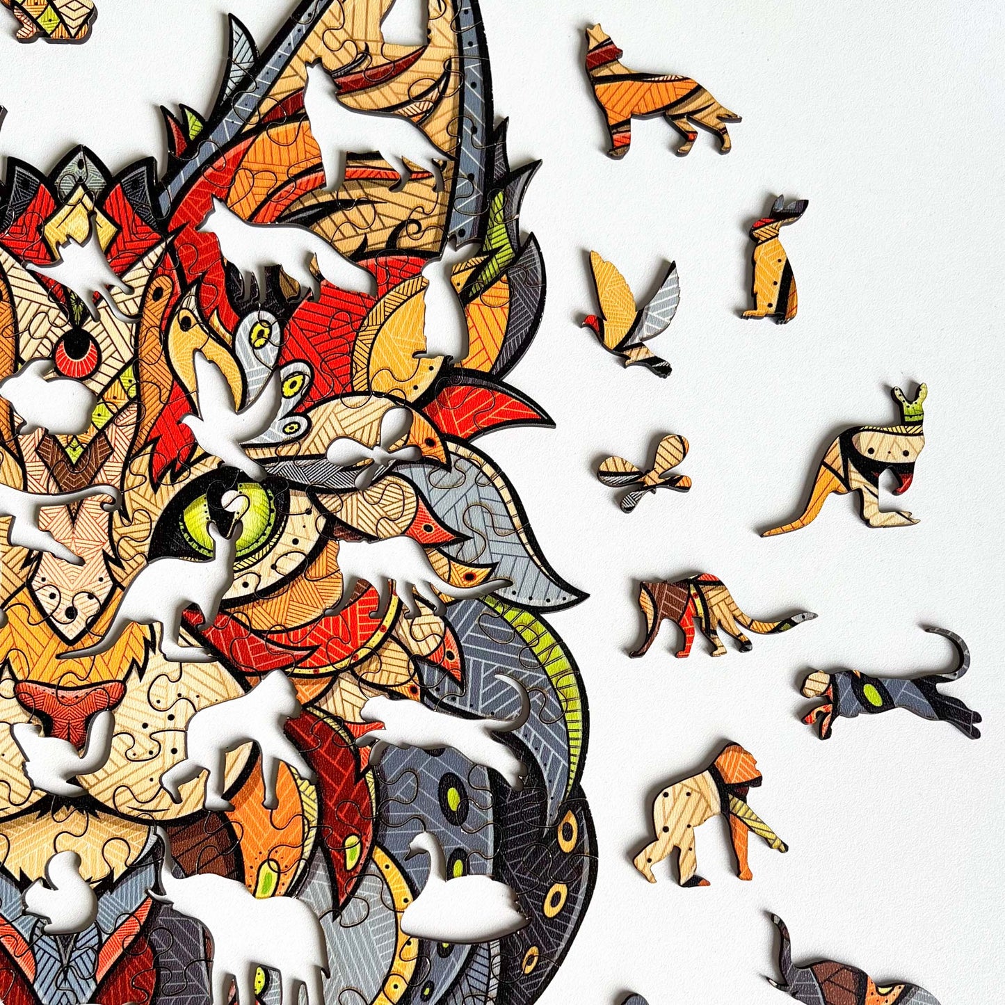 Drewniane Puzzle Figuralne – „MAINE COON”