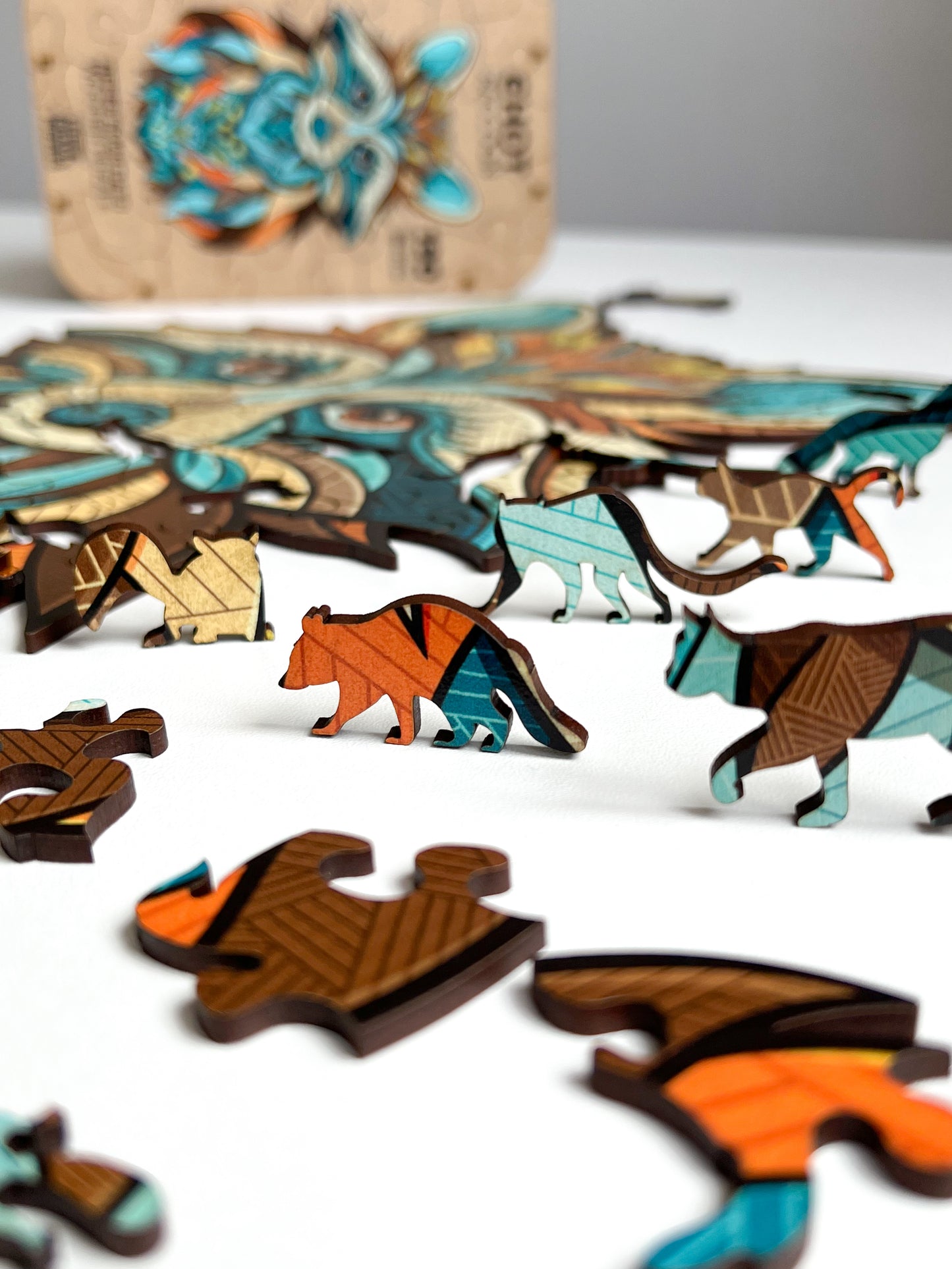 Drewniane Puzzle Figuralne – „SZOP”