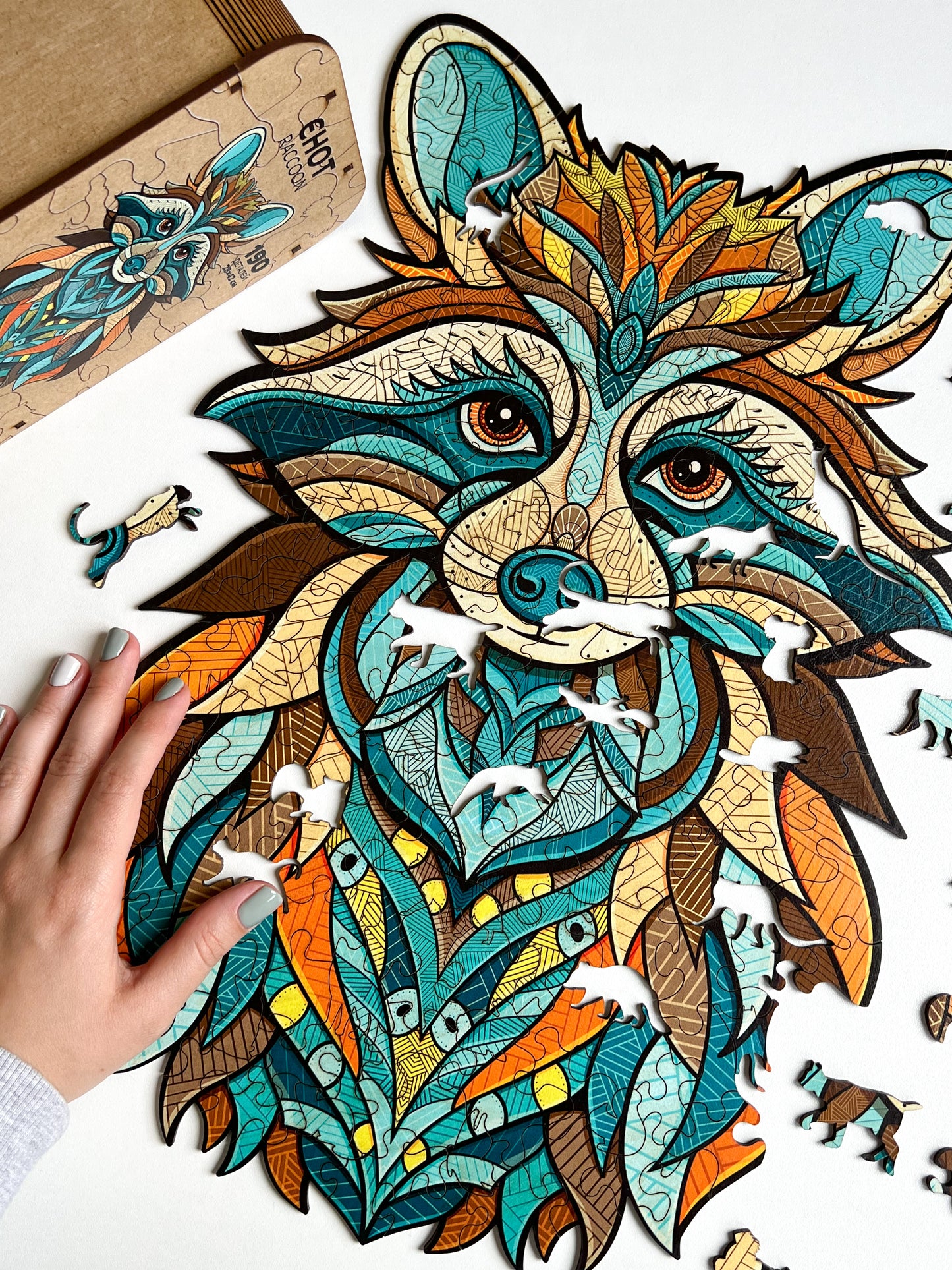 Drewniane Puzzle Figuralne – „SZOP”