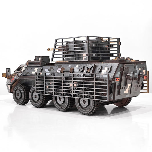 Drewniany 3D Konstruktor „BTR-4 BUCEFAŁ” – 539 części, 35 cm (04311)